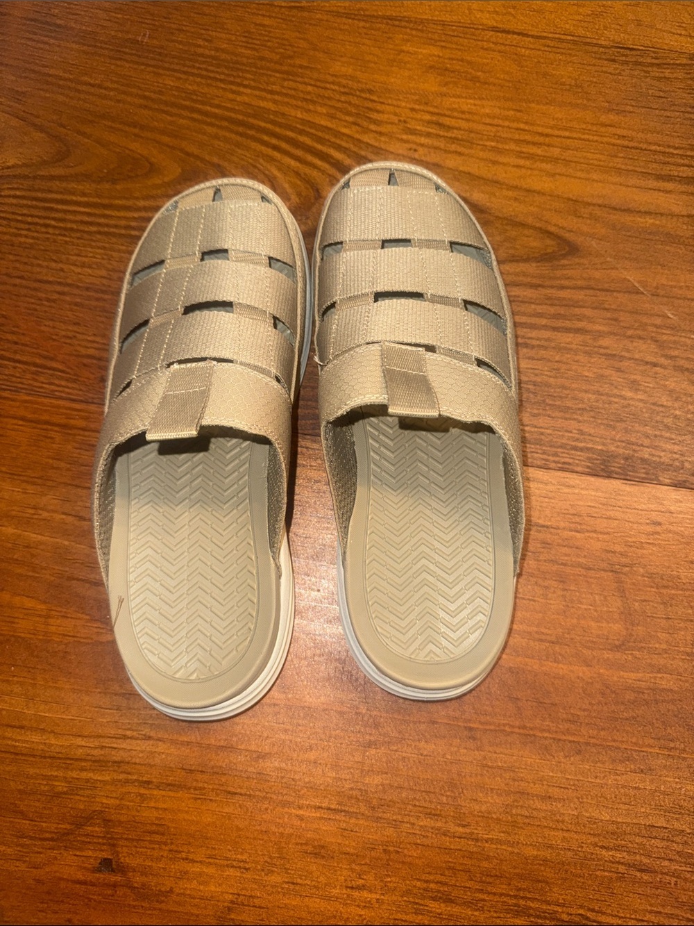 Northside Men's Woven Slide Boat Shoes in Beige